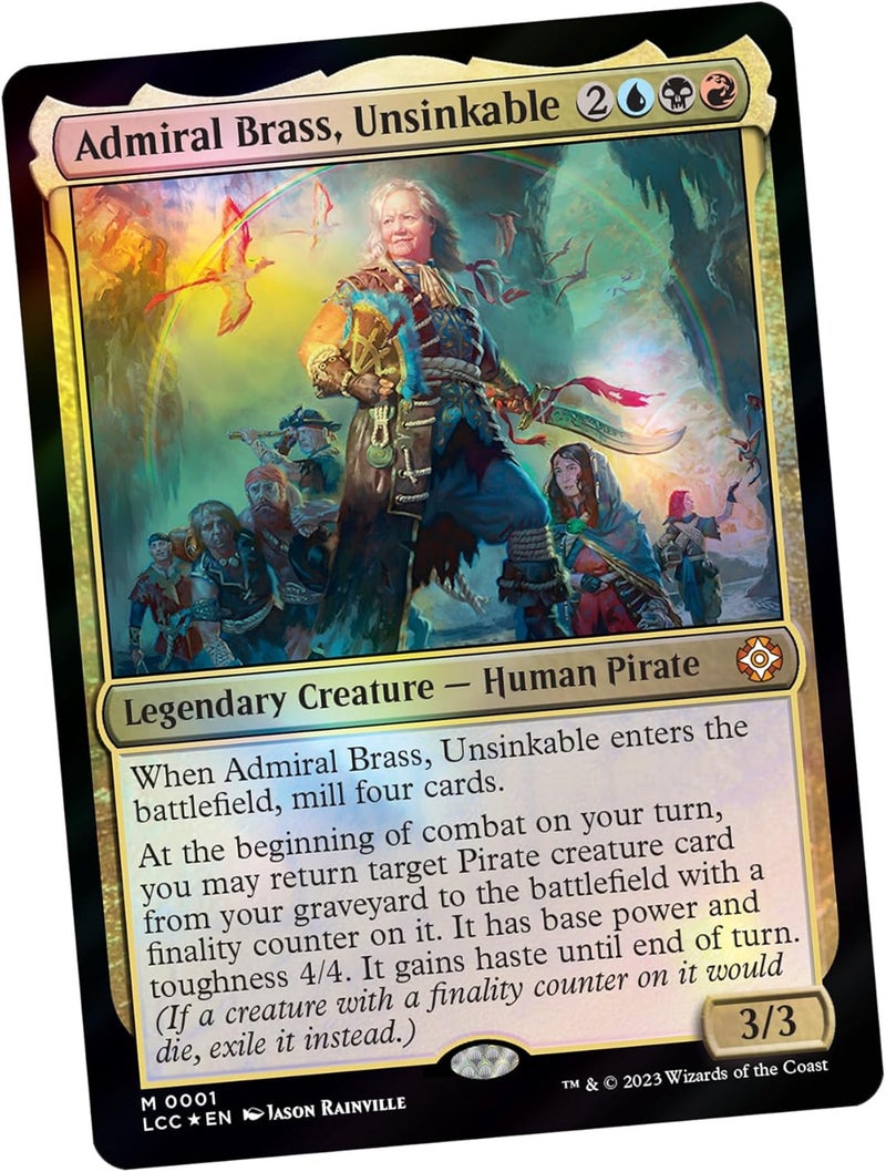 Magic the Gathering The Lost Caverns of Ixalan Commander Deck - Ahoy Mateys (100-Card Deck, 2-Card Collector Booster Sample Pack + Accessories) - Image 4